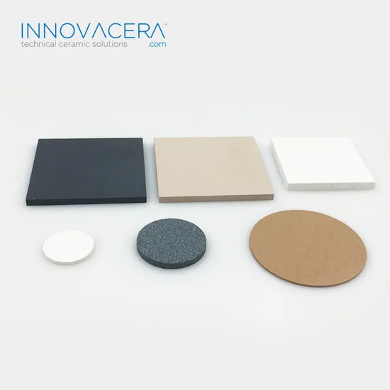 Factory Price 1-5um White Micro Porous Ceramic Filter Plate for Gas Burners